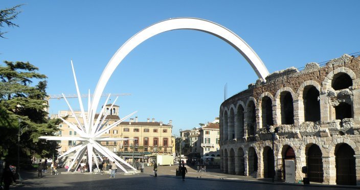 Verona piazza Bra - Verona centro